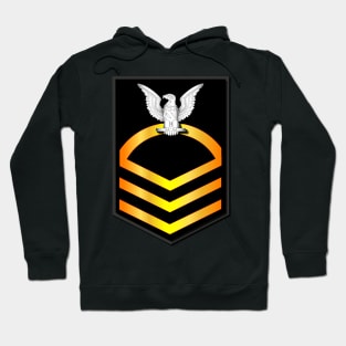 Navy - Rank - E7 - CPO - Gold 1 Hoodie